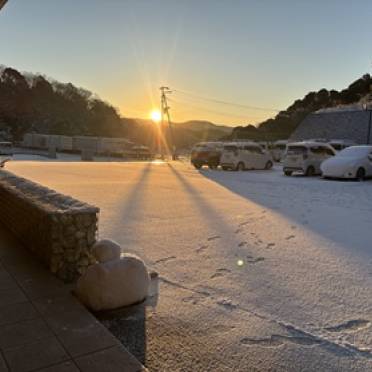 辺り一面、真っ白な風景